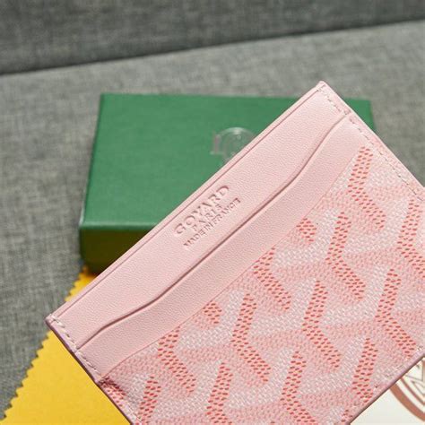 pink goyard 2018|pink Goyard cardholder.